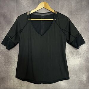 lululemon athletica Black Mesh Tank Top